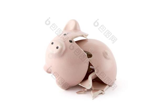 破碎的小猪银行