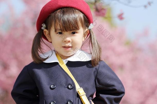 日本人女孩采用k采用dergarten制服