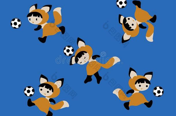 说明关于狐婴儿和足球