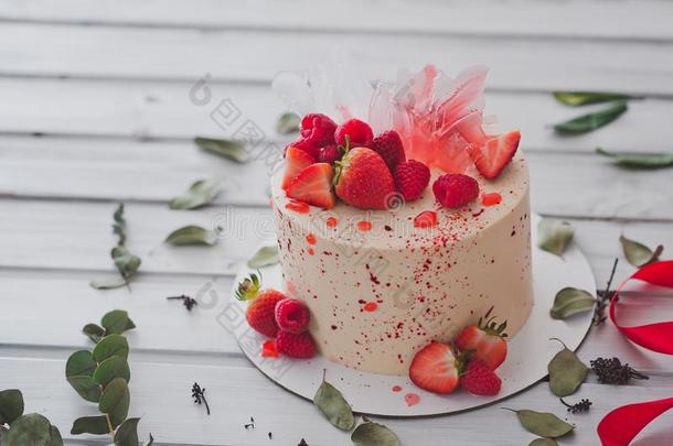 蛋糕装饰和草莓1001.