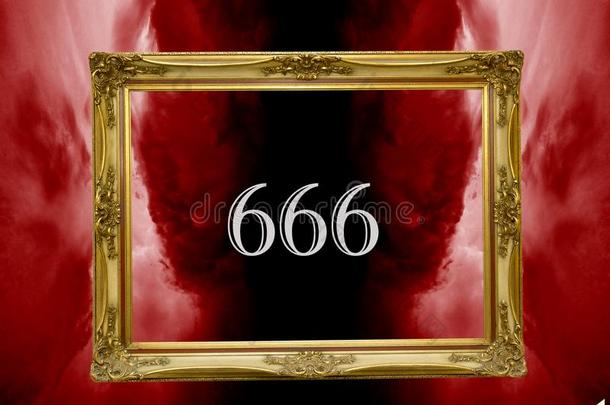 数字<strong>666</strong>同样地一基督的敌人符号