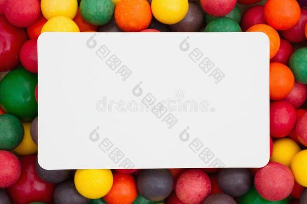 富有色彩的许多有色的泡口香糖背景