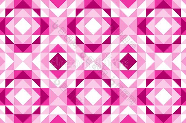 粉红色的颜色三角形和正方形几何学的情况抽象的波状的爸