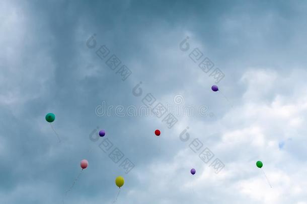 多彩的气球