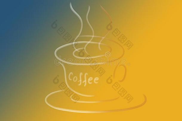 cafe咖啡Ã©抽象的杯子