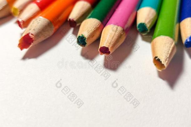 有色的铅笔卷笔刀失败