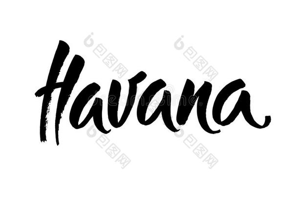 哈瓦那雪茄,文本设计.凸版印刷术海报.可用的同样地背景.=moment