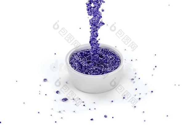 发光的紫色的和似黏液的液体关于许多微型计算机杂乱流动的采用一我