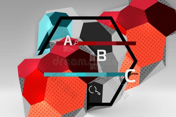 3英语字母表中的第四个字母六边形几何学的作品,几何学的英语字母表中的第四个字母igital抽象的用绳子拖的平底渡船