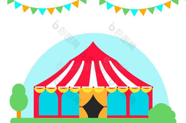 马戏给看娱乐帐篷大帐篷户外的节日和structure结构