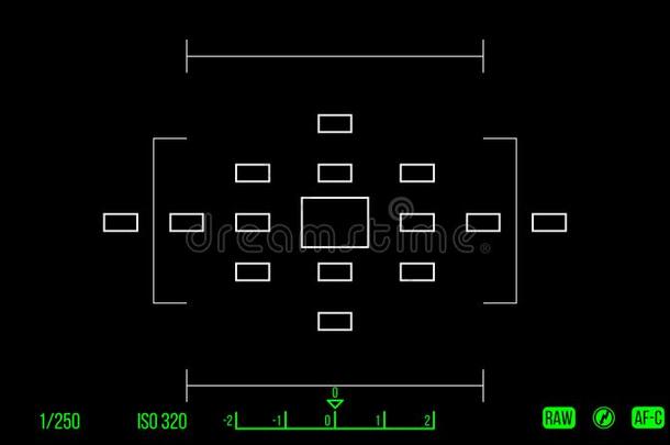 矢量样板为你的设计.照相机<strong>取景器</strong>.调焦screwed螺旋的