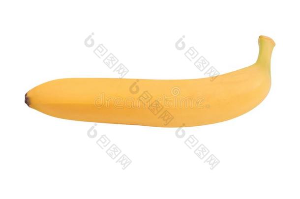 生的黄色的香蕉隔离的