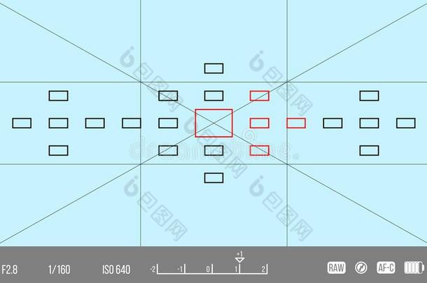 矢量样板为你的设计.照相机<strong>取景器</strong>.调焦screwed螺旋的