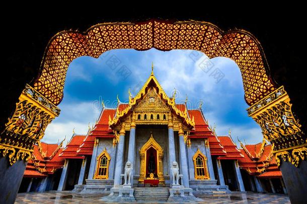 泰国或高棉的佛教寺或僧院替身杜西特瓦兰采用扇形棕榈细纤维,泰国