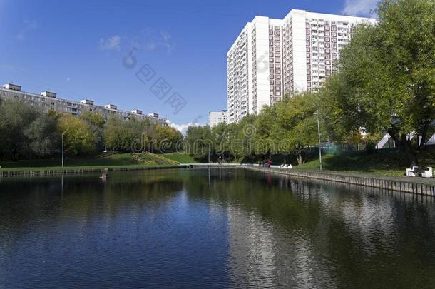 池塘采用莫斯科.