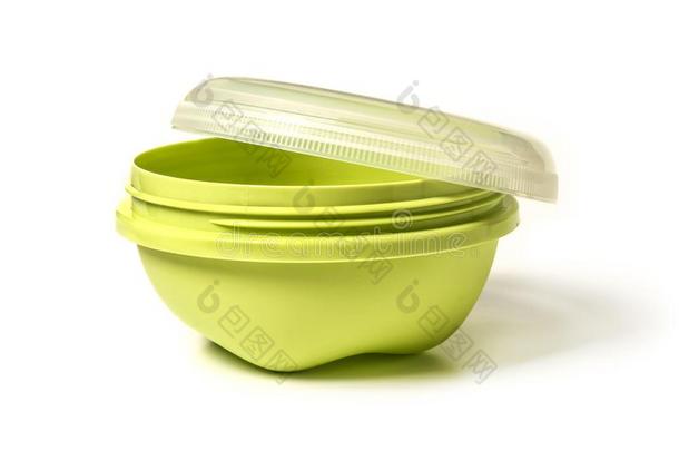 塑料制品餐具和盖子为食物