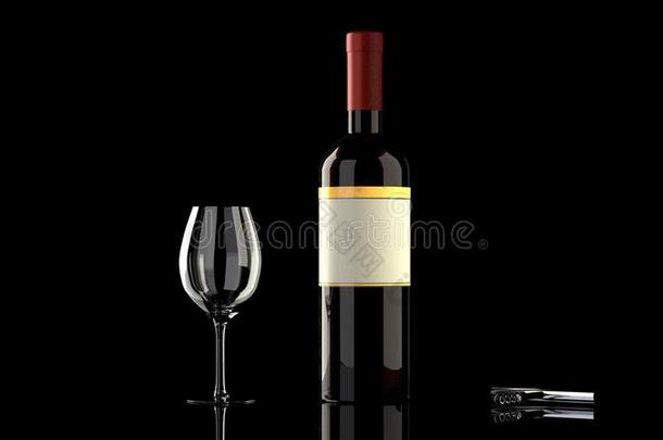 num.一瓶子关于红色的葡萄酒和一葡萄酒gl一ss一nd一葡萄酒瓶子开启者