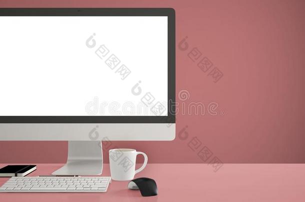 <strong>桌面</strong>假雷达,样板,计算机向红色的使工作书桌和空白的<strong>英文</strong>字母表的第19个字母