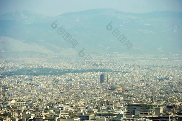 都市的地区和建筑物大都市雅典希腊