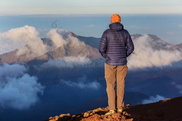 HaleakalaNationalParkandHaleakalaVolcanoontheHawaiianislandofMau