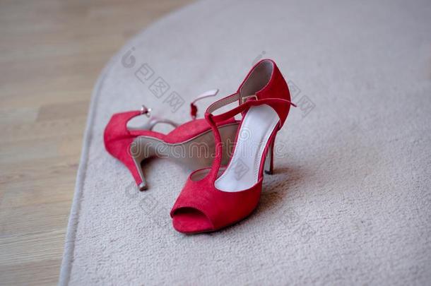 红色的鞋子向一c一rpet