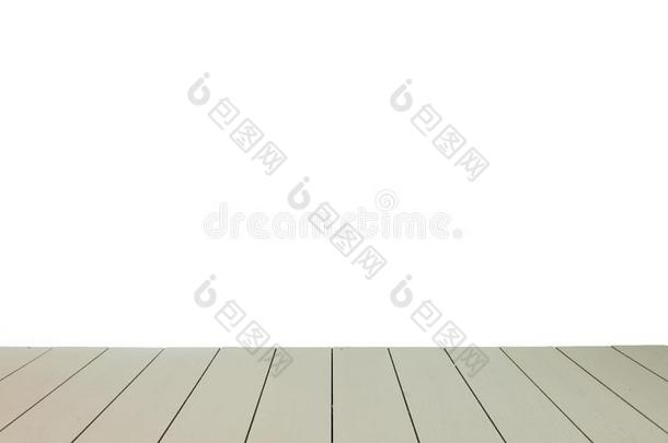 现实的木材地面和白色的墙