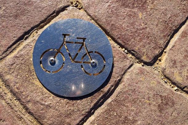 自行车自行车小路小路标识