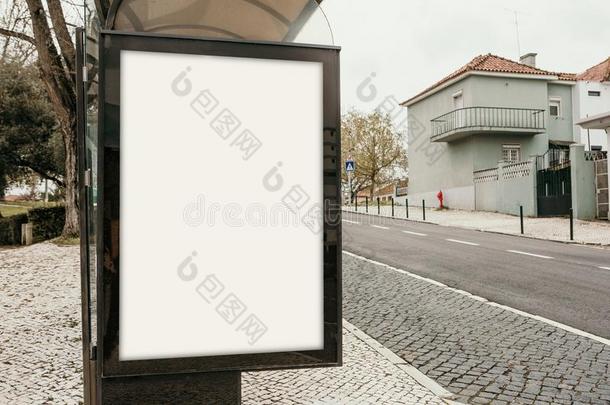 一空的广告牌为户外的广告采用里斯本采用葡萄牙
