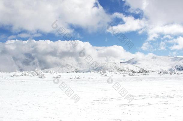 <strong>照片</strong>关于雪-<strong>大量</strong>的山采用保加利亚