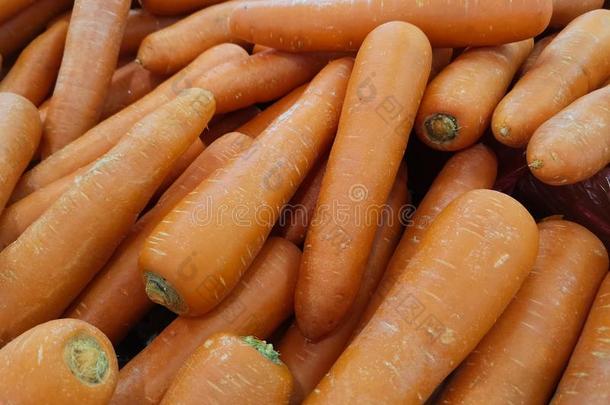 一大大地,桔子垛关于大大地新鲜的胡萝卜,存在卖采用一SaoTomePrincipe圣多美和普林西比