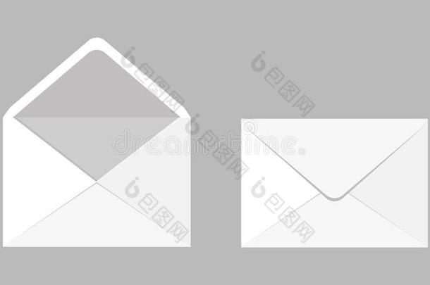 放置关于两个空白的现实的<strong>信封</strong>为文档.一<strong>信封</strong>