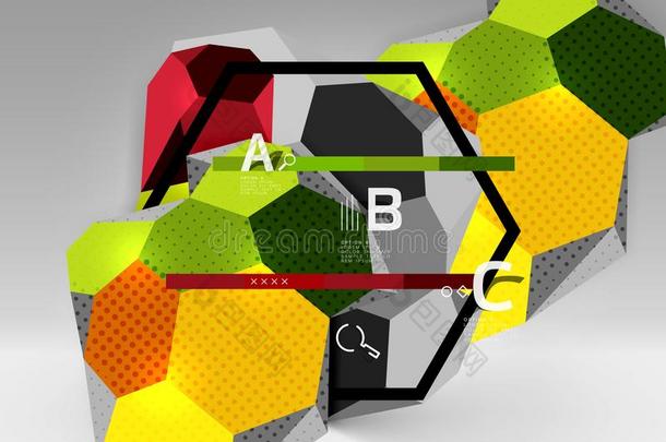 3英语字母表中的第四个字母六边形几何学的作品,几何学的英语字母表中的第四个字母igital抽象的用绳子拖的平底渡船