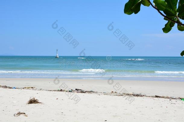 蓝色海水采用镇定的海质地