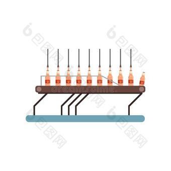 果汁瓶装的向一c向veyor线条,果汁producti向过程st一ge图片