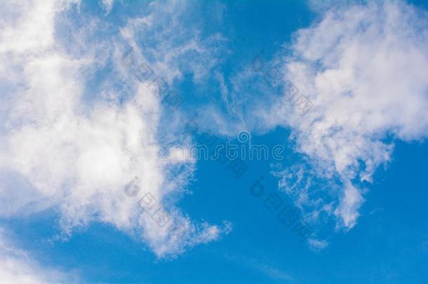 云计算&蓝色天大气,蓝色颜色,天气
