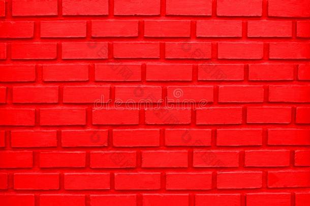 富有色彩的红色的砖墙背景或富有色彩的红色的砖墙波黑