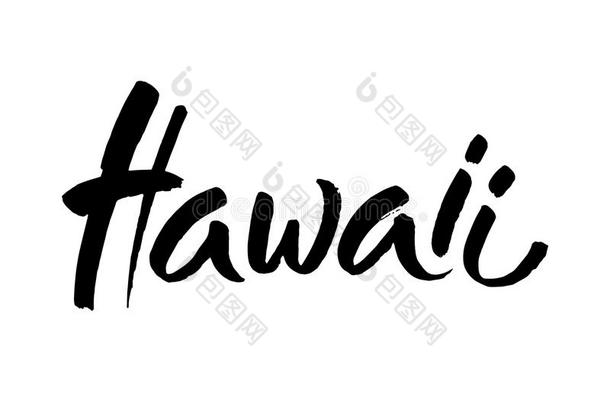 美国夏威夷州,文本设计.凸版印刷术海报.可用的同样地背景.=moment