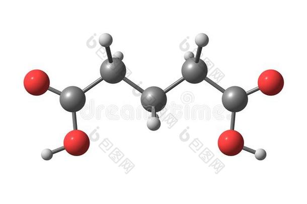 戊二醛酸味的分子的<strong>结构</strong>隔离的向白色的