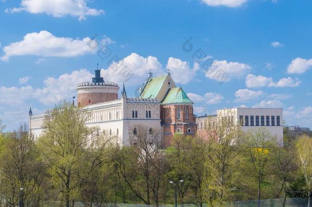 看法关于小山和卢布林王国的城堡采用卢布林,波兰