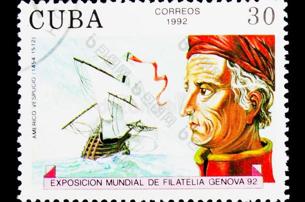 亚美利哥韦斯普奇,国际的邮票陈列-吉诺瓦&#字母x27;
