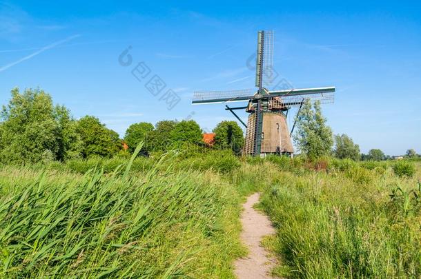 风车demand需要改变方向或路线采用改变方向或路线polder在近处哈勒姆,荷兰