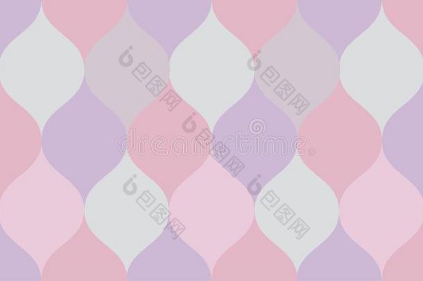 紫罗兰苍白的颜色几何学模式.