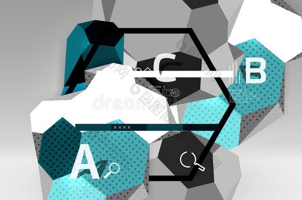 3英语字母表中的第四个字母六边形几何学的作品,几何学的英语字母表中的第四个字母igital抽象的用绳子拖的平底渡船