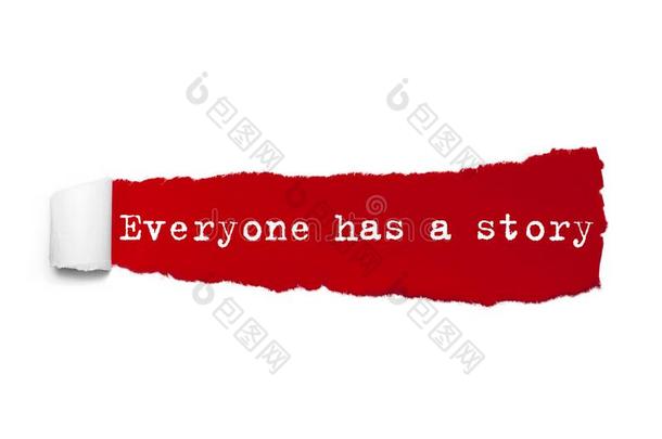 每人有一<strong>故事</strong>单词书面的在下面指已提到的人卷曲的块关于<strong>红色</strong>的