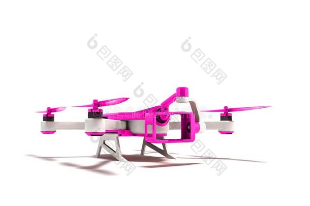 现代的雄蜂<strong>四方</strong>直升机和插入物关于未来的照相机紫色的