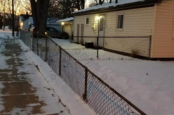 雪夜密歇根州麦迪逊自行车接力赛高度