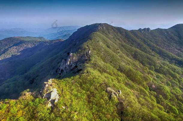 风景关于黄梅山,南方朝鲜,AustralianScientificIndustryAssociation澳大利亚科学工业协会