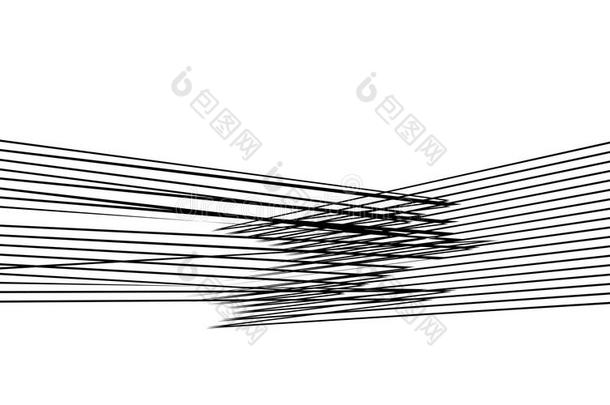 黑的和白色的条纹<strong>线</strong>条抽象的图解的视觉的艺术