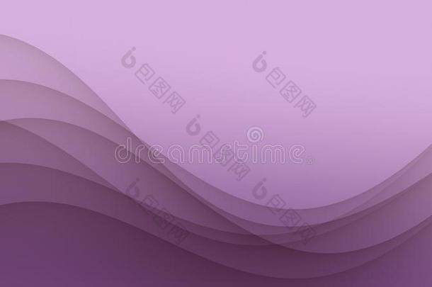 优美的紫色的淡紫色的软的波状的曲线抽象的壁纸后座议员