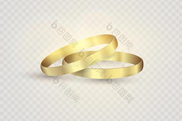 抽象的奢侈金色的戒指.矢量光圆和燃烧的颗粒上杉达也